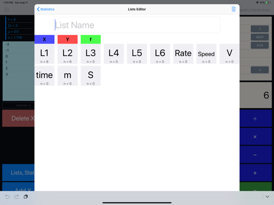 Statistics Calculator+++ iPad screenshot 10 - Utilities app