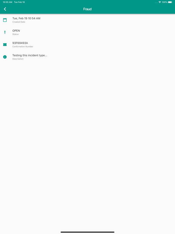 OPD Non-Emergency iPad screenshot