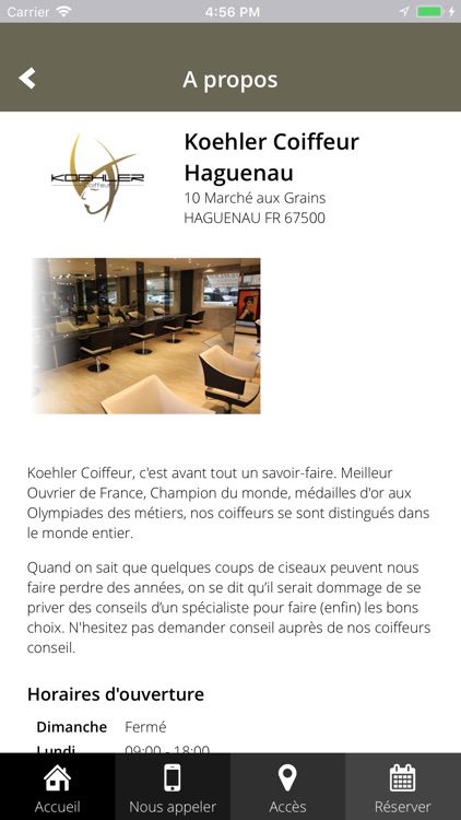 Koehler Coiffeur Salon App