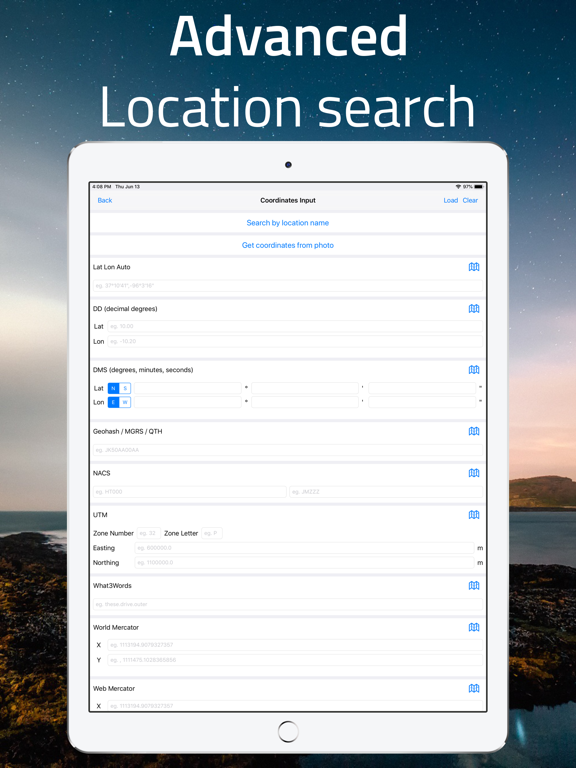 Luminos Map: Twilight Nav Tool iPad screenshot 5 - Navigation app