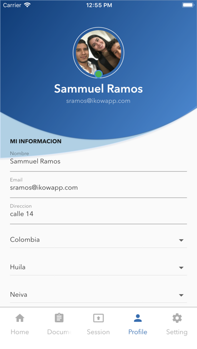 App screenshot
