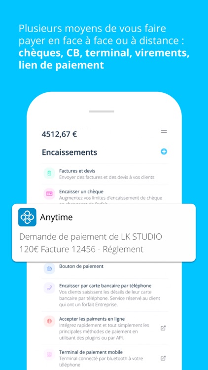 Anytime • Compte Pro et PME screenshot-6