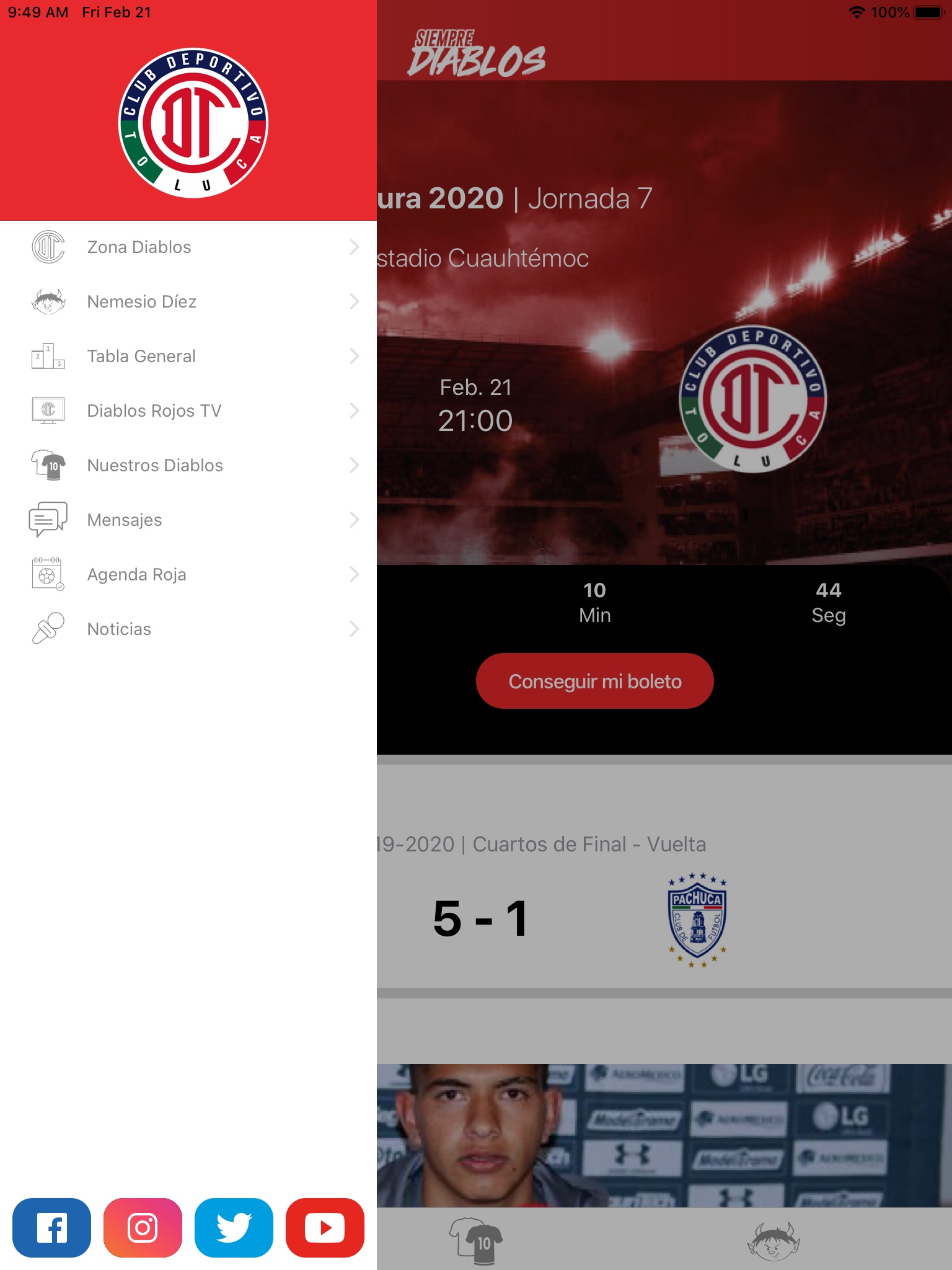 Toluca FC screenshot 3