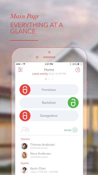 Friday Home Lock Screenshot