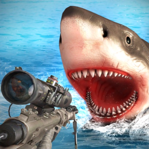 Hungry Shark Hunter Attack 3D Icon