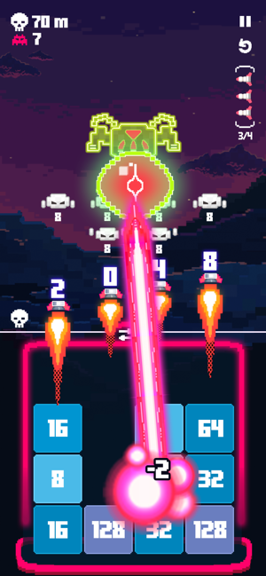 Invaders 2048 Screenshot