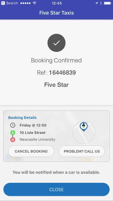 How to cancel & delete Five Star Taxis Newcastle from iphone & ipad 4