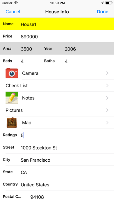 Screenshot #1 for OpenHouses