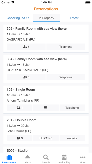 Screenshot #2 pour Hotelist Manager