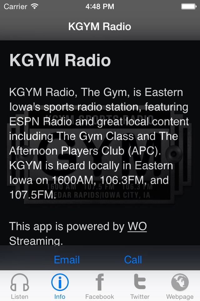 KGYM Sports Radio screenshot 2