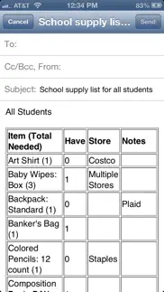 school supply list iphone screenshot 4