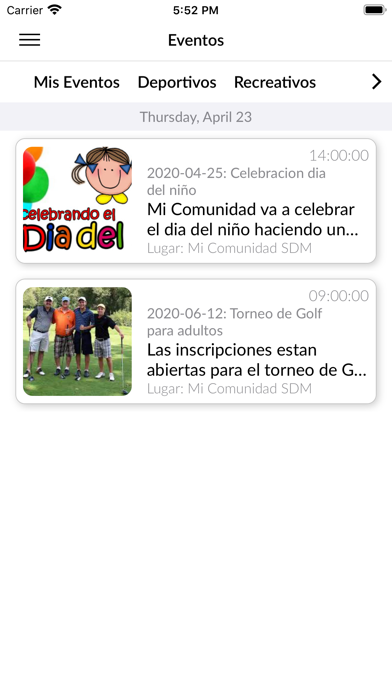 Mi Comunidad SDM Screenshot
