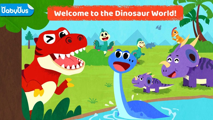 Baby Panda Dinosaur World Game screenshot-0