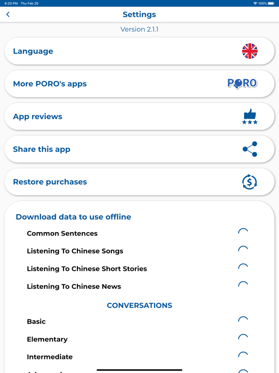 Chinese ー Listening・Speaking iPad screenshot 10 - Education app