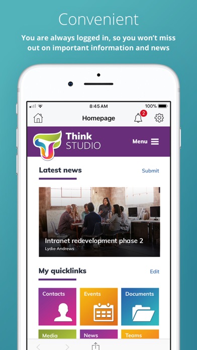 Engage Intranet Screenshot