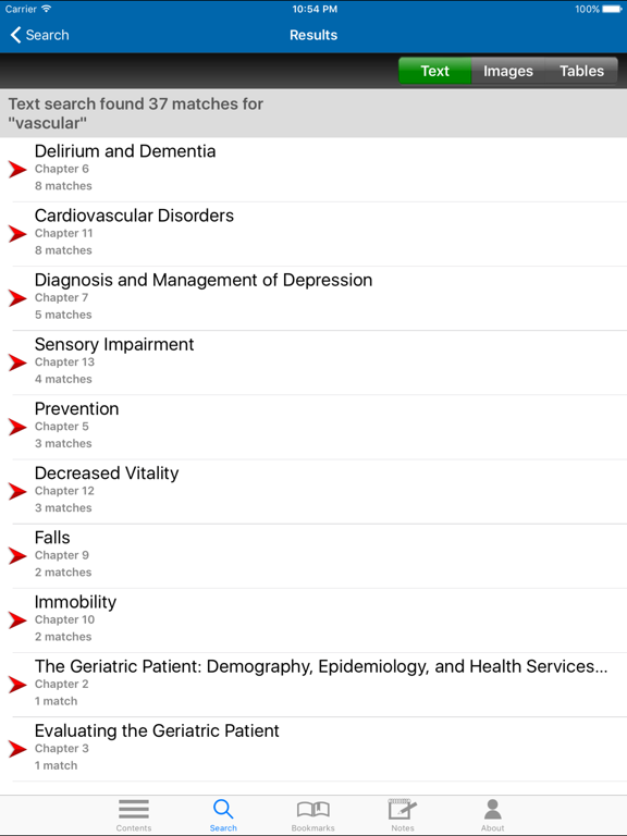 Essentials of Geriatrics, 8/E iPad screenshot