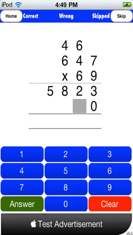 Game screenshot Long Multiplication Drills hack