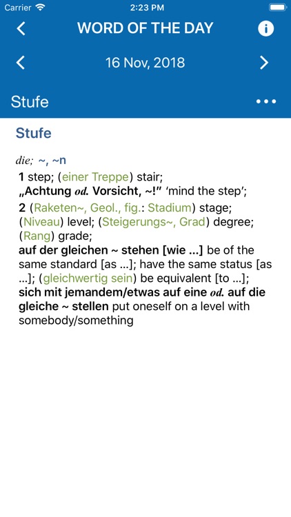 Conc. Oxford German Dictionary screenshot-3