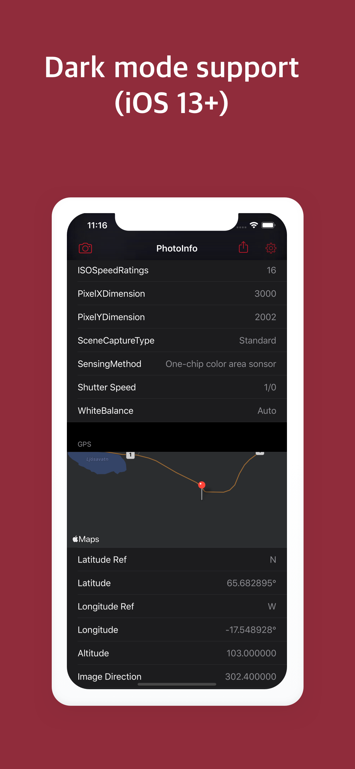 PhotoInfo -EXIF,GPS,remove GPS