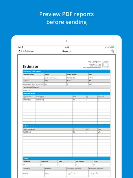 Construction Forms