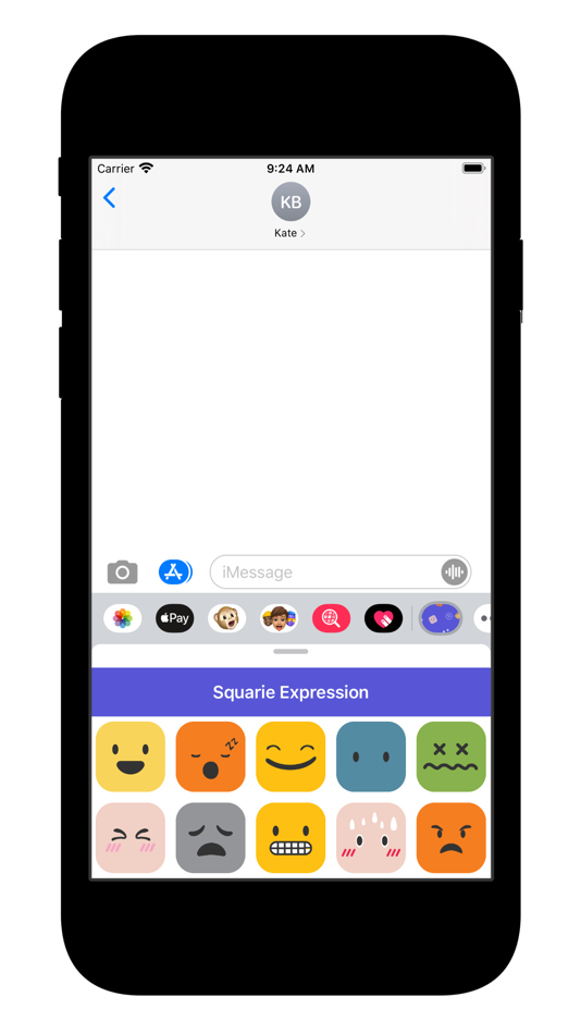 Squarie Stickers for iMessage - 1.0 - (iOS)