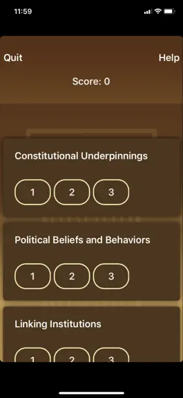 Game screenshot iScore5 AP U.S. Government apk
