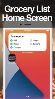 How to cancel & delete grocery list: grocerywidget 3