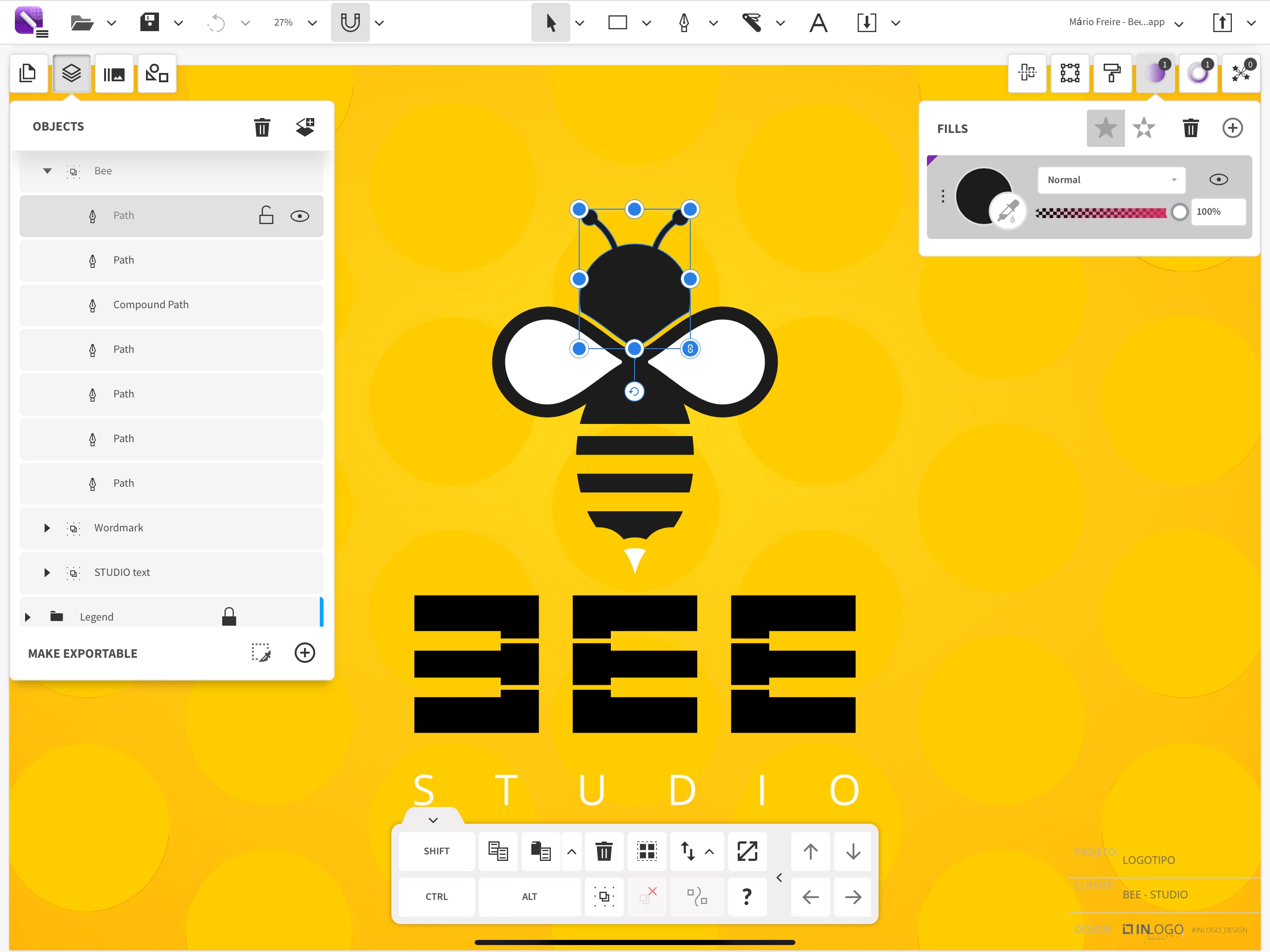 Screenshot do app CorelDRAW.app