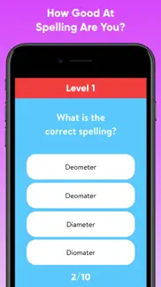 spelling test quiz - word game iphone screenshot 1