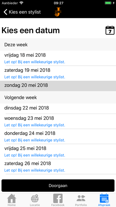 App screenshot