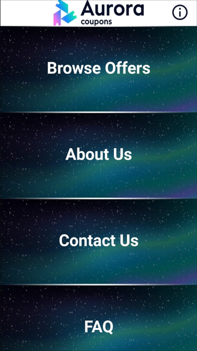 Screenshot #1 pour Aurora Coupons
