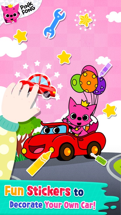 Cars Coloring Book PINKFONG