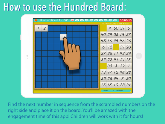 Screenshot #5 pour Montessori Hundred Board Lite