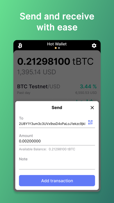 BTC Testnet Wallet for COINiD screenshot 4