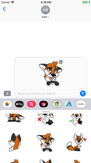 Fox Animal Stickers & Emojis(圖3)-速報App