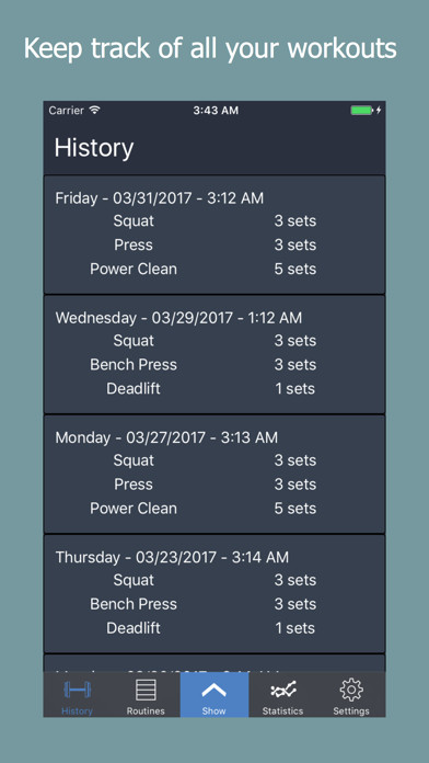 Screenshot #1 pour nWorkout+