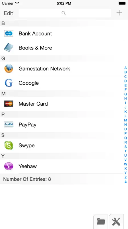 Passwords & Pins screenshot 1 of 5