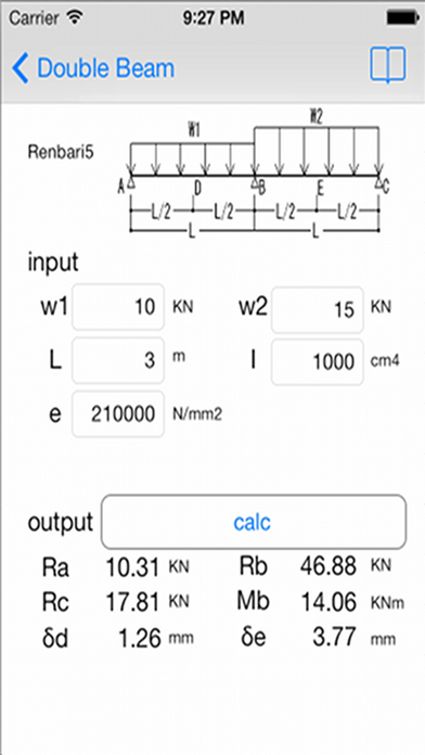 Structure support cal... screenshot1