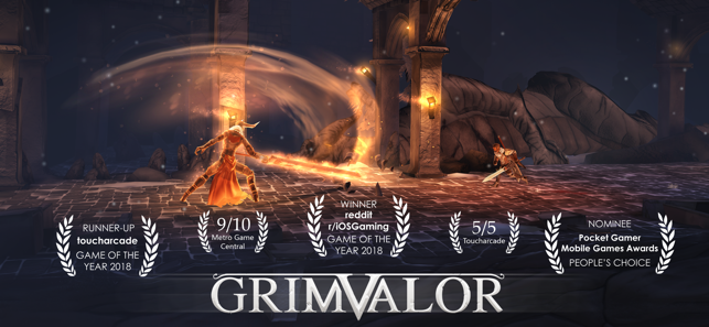 ภาพหน้าจอของ Grimvalor