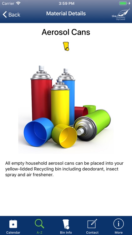 Blue Mountains Waste App