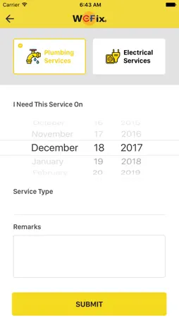 WeFix App screenshot 2