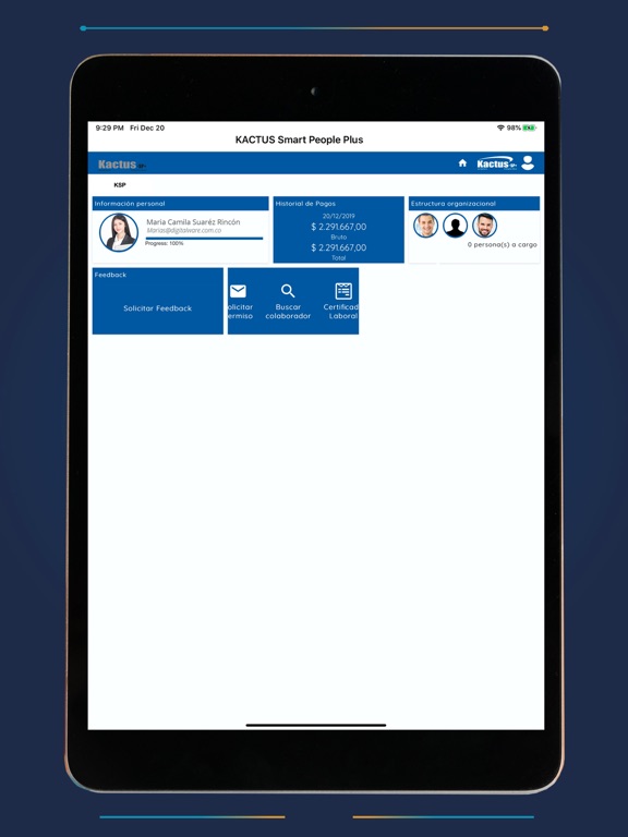 Screenshot #4 pour Kactus Smart People +