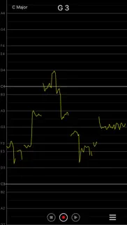 vocal pitch monitor iphone screenshot 1