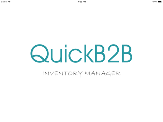 QuickB2B Inventory Manager app screenshot