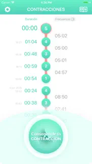 contador de contracciones 9m iphone capturas de pantalla 3