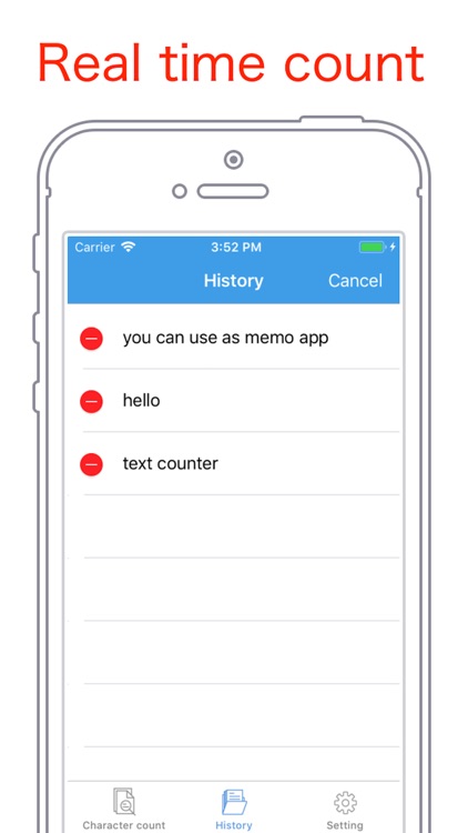 Memo & Text Counter -MojiCon-