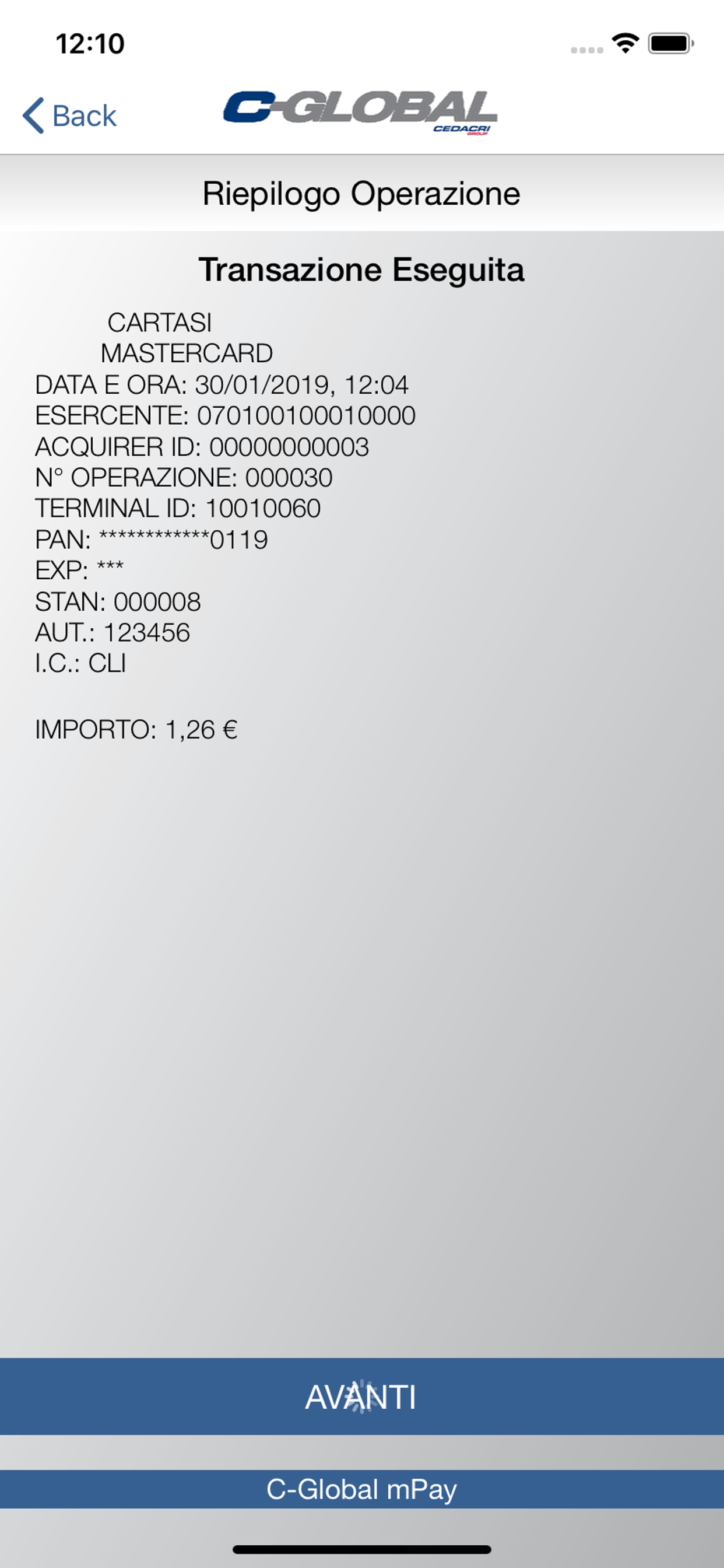C-Global mPay screenshot 3