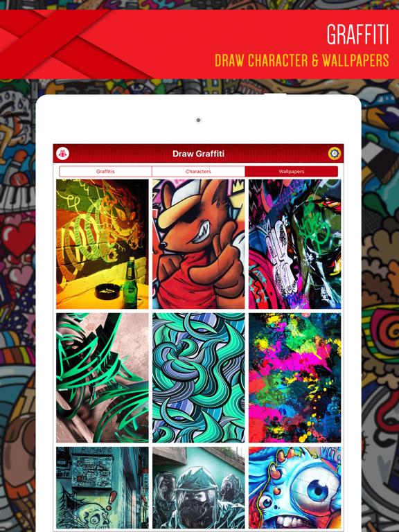 How to Draw Graffiti 3D Art iPad screenshot 5 - Photo & Video app