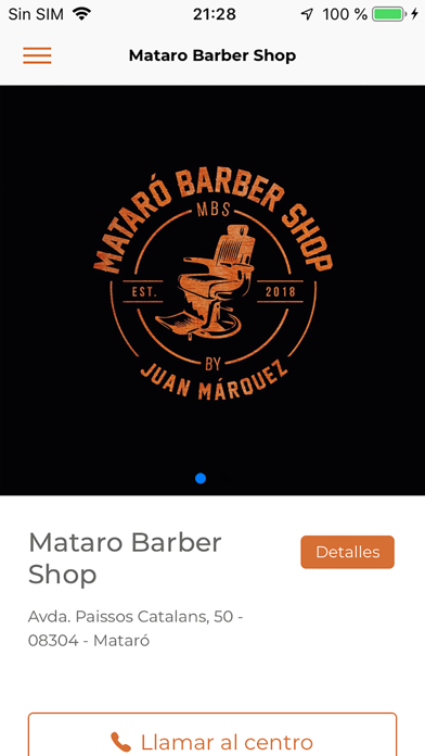Screenshot #1 pour Mataró Barber Shop