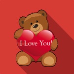 Download Teddy Valentine Bear Stickers app